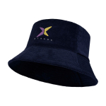 Chapéu para o sol de bombazine reciclada e algodão 280 g/m2 cor azul-marinho