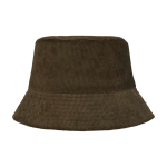 Chapéu para o sol de bombazine reciclada e algodão 280 g/m2 cor verde-escuro segunda vista traseira