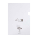 Caderno de capa dura de plástico reciclado com agenda diária A5 cor preto segunda vista com caixa