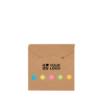 Bloco de 125 notas adesivas pequenas e coloridas e 25 grandes vista principal