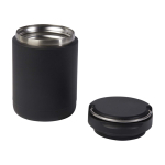 Lancheira térmica de aço inoxidável reciclado com asa 500 ml cor preto segunda vista