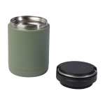 Lancheira térmica de aço inoxidável reciclado com asa 500 ml cor verde pastel segunda vista
