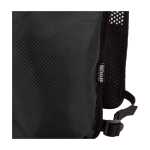 Colete de hidratação para corrida impermeável e refletor cor preto vista detalhe 1