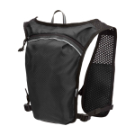 Colete de hidratação para corrida impermeável e refletor cor preto terceira vista