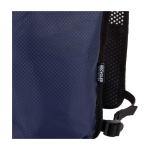 Colete de hidratação para corrida impermeável e refletor cor azul-marinho vista detalhe 1