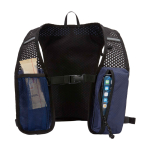 Colete de hidratação para corrida impermeável e refletor cor azul-marinho segunda vista