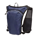 Colete de hidratação para corrida impermeável e refletor cor azul-marinho terceira vista