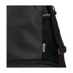 Saco desportivo tecido reciclado impermeável e bolso para calçado 18 L cor preto vista detalhe 1