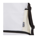 Saco desportivo tecido reciclado impermeável e bolso para calçado 18 L cor areia vista detalhe 1