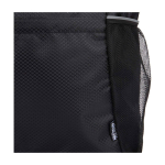Saco de yoga com tecido ripstop reciclado e impermeável 18 L cor preto vista detalhe 1