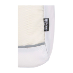 Bolsa tiracolo de hidratação com tecido reciclado impermeável 6 L cor areia vista detalhe 1