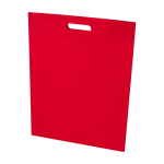 Saco de non-woven reciclado termosselado e ultrarresistente 5 L cor vermelho