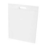 Saco de non-woven reciclado termosselado e ultrarresistente 5 L cor branco