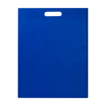 Saco de non-woven reciclado termosselado e ultrarresistente 5 L cor azul real segunda vista frontal