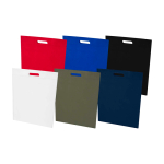 Saco de non-woven reciclado termosselado e ultrarresistente 5 L cor azul real segunda vista várias cores