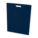 Saco de non-woven reciclado termosselado e ultrarresistente 5 L cor azul-marinho