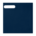 Saco de non-woven reciclado termosselado e ultrarresistente 5 L cor azul-marinho vista detalhe 1