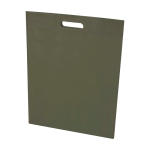Saco de non-woven reciclado termosselado e ultrarresistente 5 L cor verde-escuro