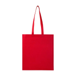 Saco multiusos de non-woven reciclado resistente aos rasgos 6 L cor vermelho segunda vista frontal