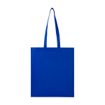 Saco multiusos de non-woven reciclado resistente aos rasgos 6 L cor azul real segunda vista frontal