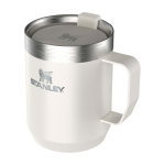 Caneca para acampar de aço inox reciclado 236 ml Stanley Everyday cor bege