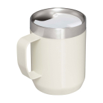 Caneca para acampar de aço inox reciclado 236 ml Stanley Everyday cor bege terceira vista