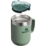 Caneca para acampar de aço inox reciclado 236 ml Stanley Everyday cor verde-escuro segunda vista