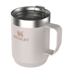 Caneca para acampar de aço inox reciclado 236 ml Stanley Everyday cor cor-de-rosa claro
