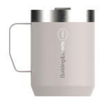 Caneca para acampar de aço inox reciclado 236 ml Stanley Everyday cor cor-de-rosa claro vista impressa logo 2