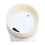 Copo de viagem de aço com tampa hermética 350 ml Stanley Café-To-Go cor bege vista detalhe 1