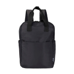 Mochila de viagem ecológica multiusos para portátil 9 L 14'' cor preto segunda vista frontal