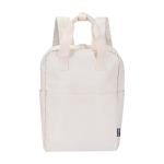 Mochila de viagem ecológica multiusos para portátil 9 L 14'' cor branco-sujo segunda vista frontal