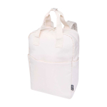 Mochila de viagem ecológica multiusos para portátil 9 L 14'' cor branco-sujo