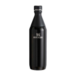 Garrafa ecológica com abertura dupla 600 ml Stanley All Day Slim cor preto