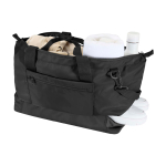Saco de viagem ecológico desenhado para uso prático e cómodo 42 L cor preto terceira vista