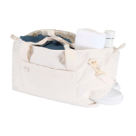 Saco de viagem ecológico desenhado para uso prático e cómodo 42 L cor branco-sujo terceira vista