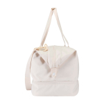 Saco de viagem ecológico desenhado para uso prático e cómodo 42 L cor branco-sujo vista lateral