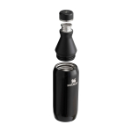 Garrafa aço inox reciclado abre 2 peças 350 ml Stanley All Day Slim cor preto segunda vista
