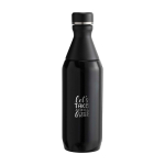 Garrafa aço inox reciclado abre 2 peças 350 ml Stanley All Day Slim cor preto vista impressa logo 2