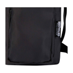 Saco de viagem para garrafas feito de materiais ecológicos 2 L cor preto vista detalhe 1