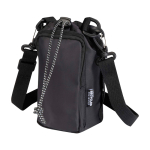 Saco de viagem para garrafas feito de materiais ecológicos 2 L cor preto segunda vista