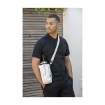 Saco de viagem para garrafas feito de materiais ecológicos 2 L cor branco-sujo imagem de estilo de vida