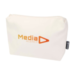 Nécessaire de viagem ecológico com compartimento principal 2 L cor branco-sujo