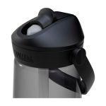 Garrafa com palha rebatível 750 ml Camelbak® Thrive Flip Tritan™ Renew cor grafite vista detalhe 1