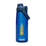 Garrafa com tampa rebatível 750 ml Camelbak® Thrive Chug Tritan™ Renew cor azul real vista impressão tampografia
