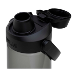Garrafa com tampa rebatível 750 ml Camelbak® Thrive Chug Tritan™ Renew cor grafite vista detalhe 1