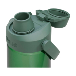 Garrafa com tampa rebatível 750 ml Camelbak® Thrive Chug Tritan™ Renew cor verde-escuro vista detalhe 1