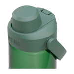 Garrafa com tampa rebatível 750 ml Camelbak® Thrive Chug Tritan™ Renew cor verde-escuro vista detalhe 2