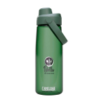 Garrafa com tampa rebatível 750 ml Camelbak® Thrive Chug Tritan™ Renew cor verde-escuro vista impressão tampografia