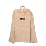 Mochila de cordão de sherpa reciclada com bolso frontal 9 L vista principal